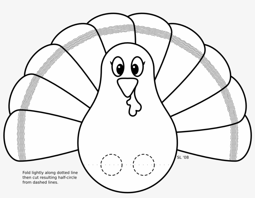 New Stick Drawing Of A Turkey - Turkey Finger Puppets, transparent png #527173