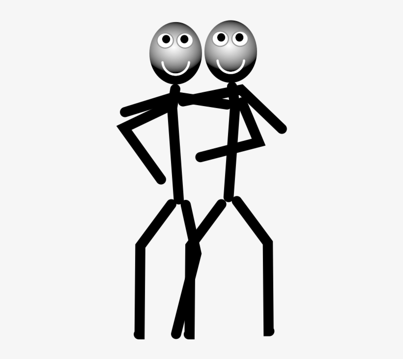 This Free Icons Png Design Of Stickman With Friend, transparent png #527192