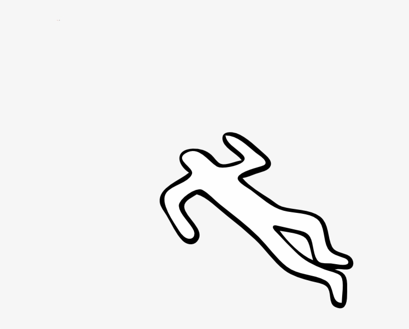 Dead Clipart Stick Figure - Crime Scene Clipart Png, transparent png #527215
