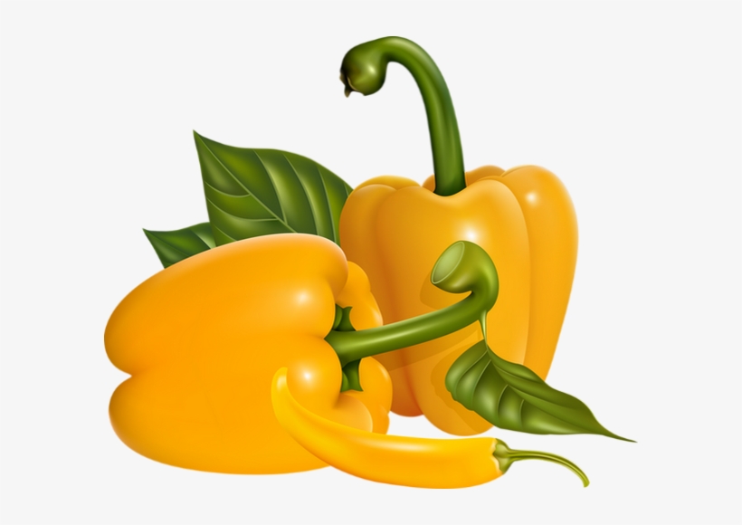 Poivrons Jaunes Png - Bell Pepper, transparent png #527423