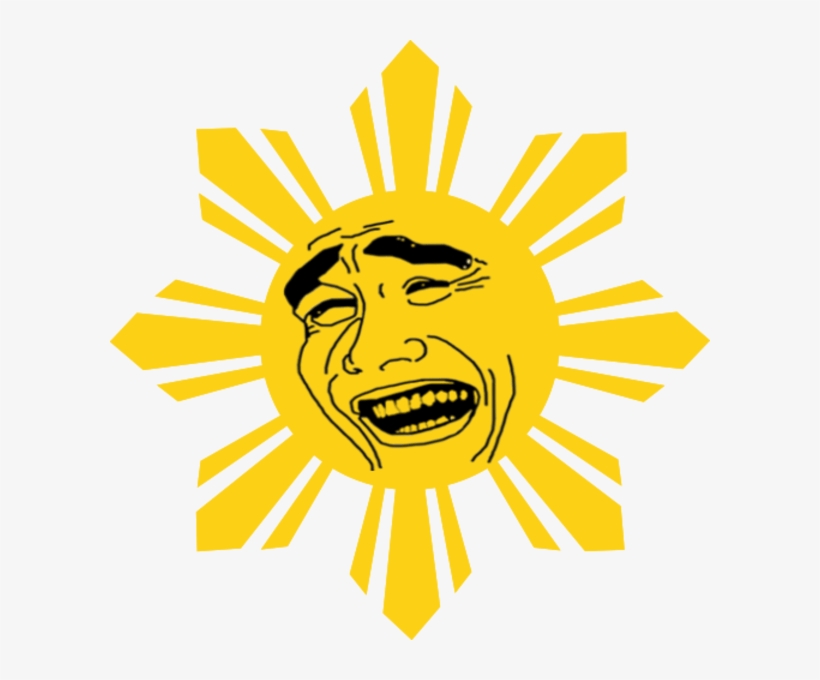 Philippines Yellow Clip Art - 3 Stars And A Sun Vector, transparent png #527502