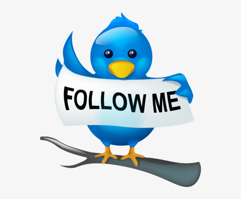 Twitter Png Clipart - Follow Me Clipart, transparent png #527760