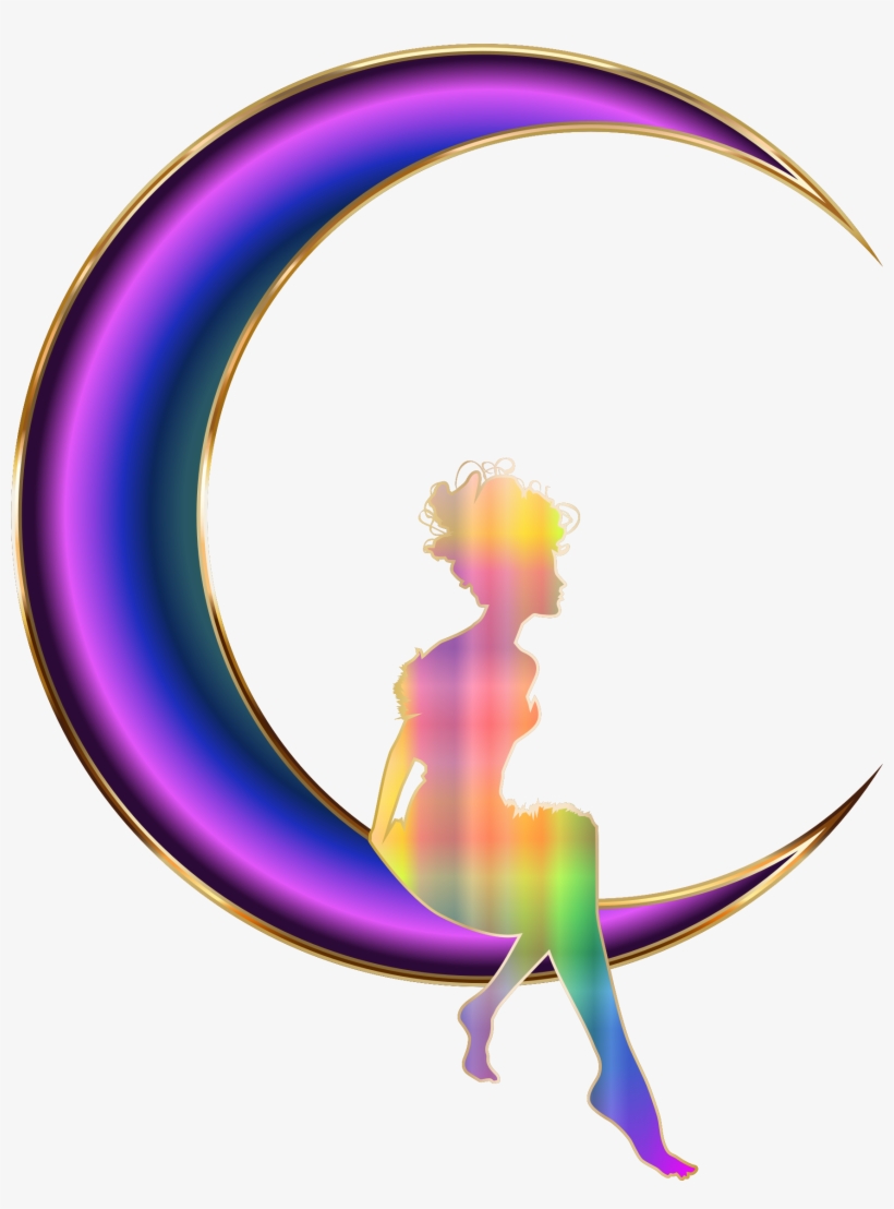 This Free Icons Png Design Of Chromatic Fairy Sitting, transparent png #528041