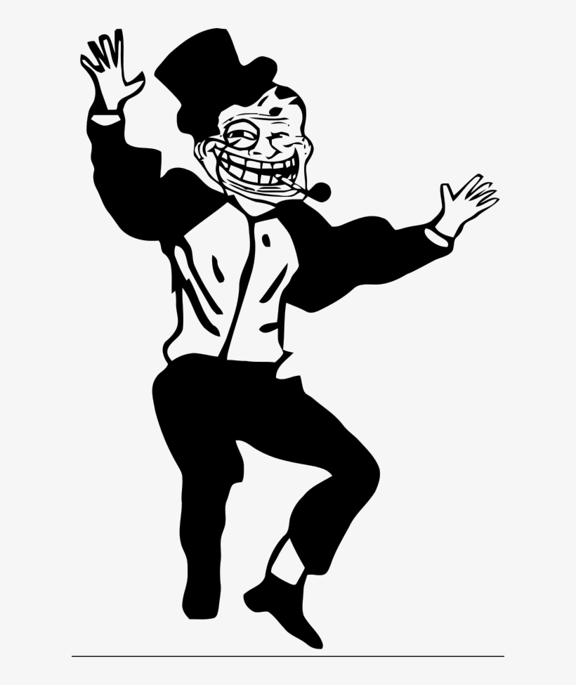 Scared Meme Face Png,meme - Troll Dad Dance Meme, transparent png #528066