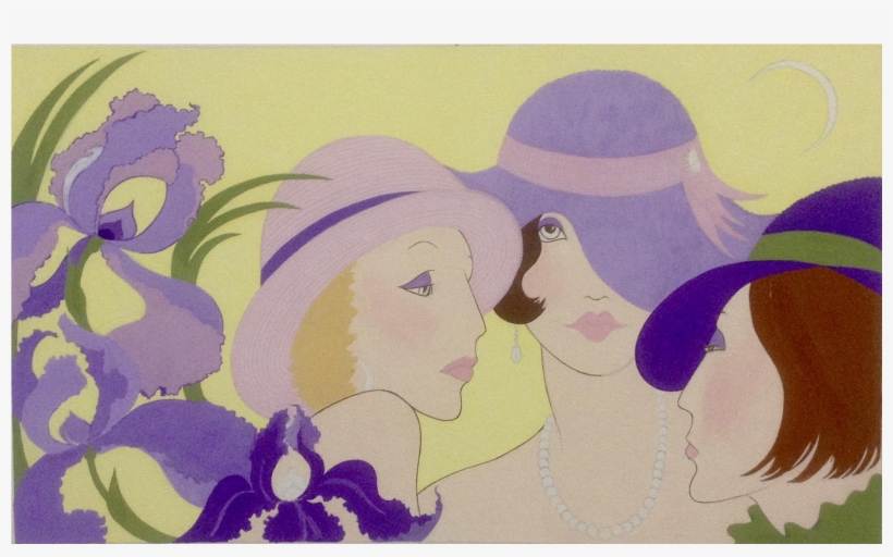 Joanne Mcguire Battiste Roaring 20's Flapper Girls - Painting, transparent png #528124
