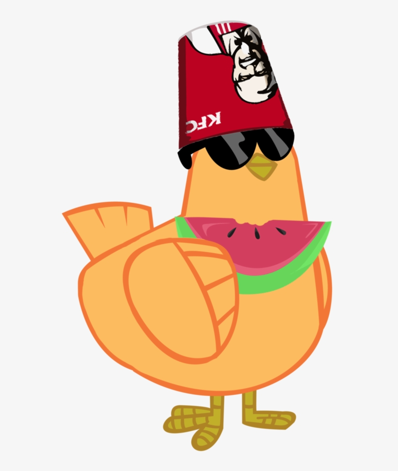 Php50, Bucket, Chicken, Glasses, Kfc, Not Racist, Safe, - Scootaloo Chicken, transparent png #528127