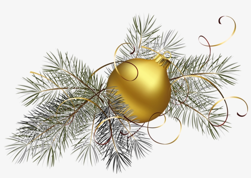 Elegant Christmas Wreaths Png - Gold Christmas Transparent Background, transparent png #528577