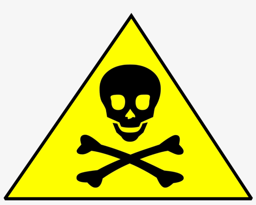 Toxic Clipart Warning Symbol - Chemical Warning Signs, transparent png #528579