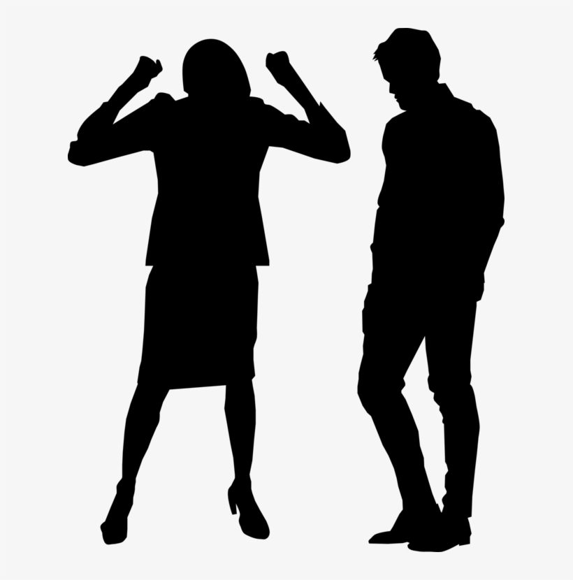 Drawing Computer Icons Silhouette Screaming - Berate Clipart, transparent png #529391