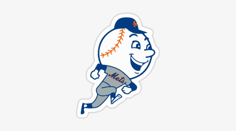 New York Mets Mr Met Sticker - Mr Met Logo, transparent png #529415
