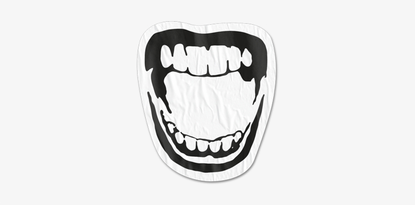 Screaming Drawing Mouth - Screaming Mouth Black And White, transparent png #529595