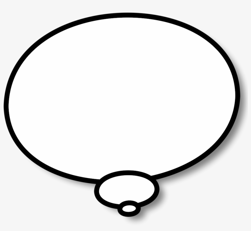 Cartoon Speech Bubble Clipart - Cartoon Thought Bubble Png, transparent png #529620