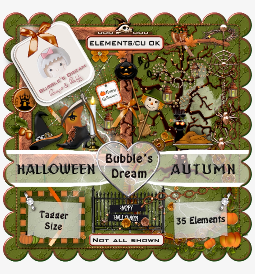 Halloween Autumn ~ Elements * Tagger Size/cu Ok - Autumn, transparent png #529886