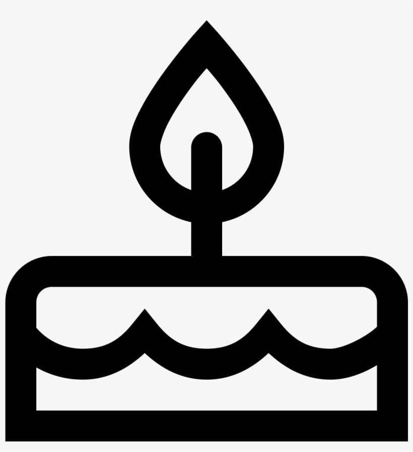 Birthday Cake Icon - Birthday Cake Symbol Png, transparent png #5200105