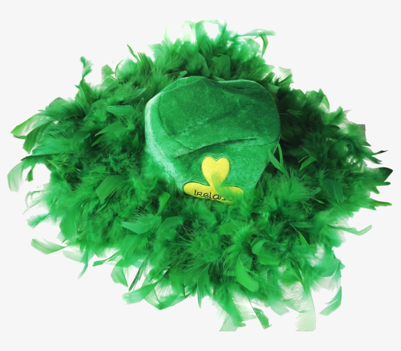 33002 Feather Boa Hat - Hat, transparent png #5201785