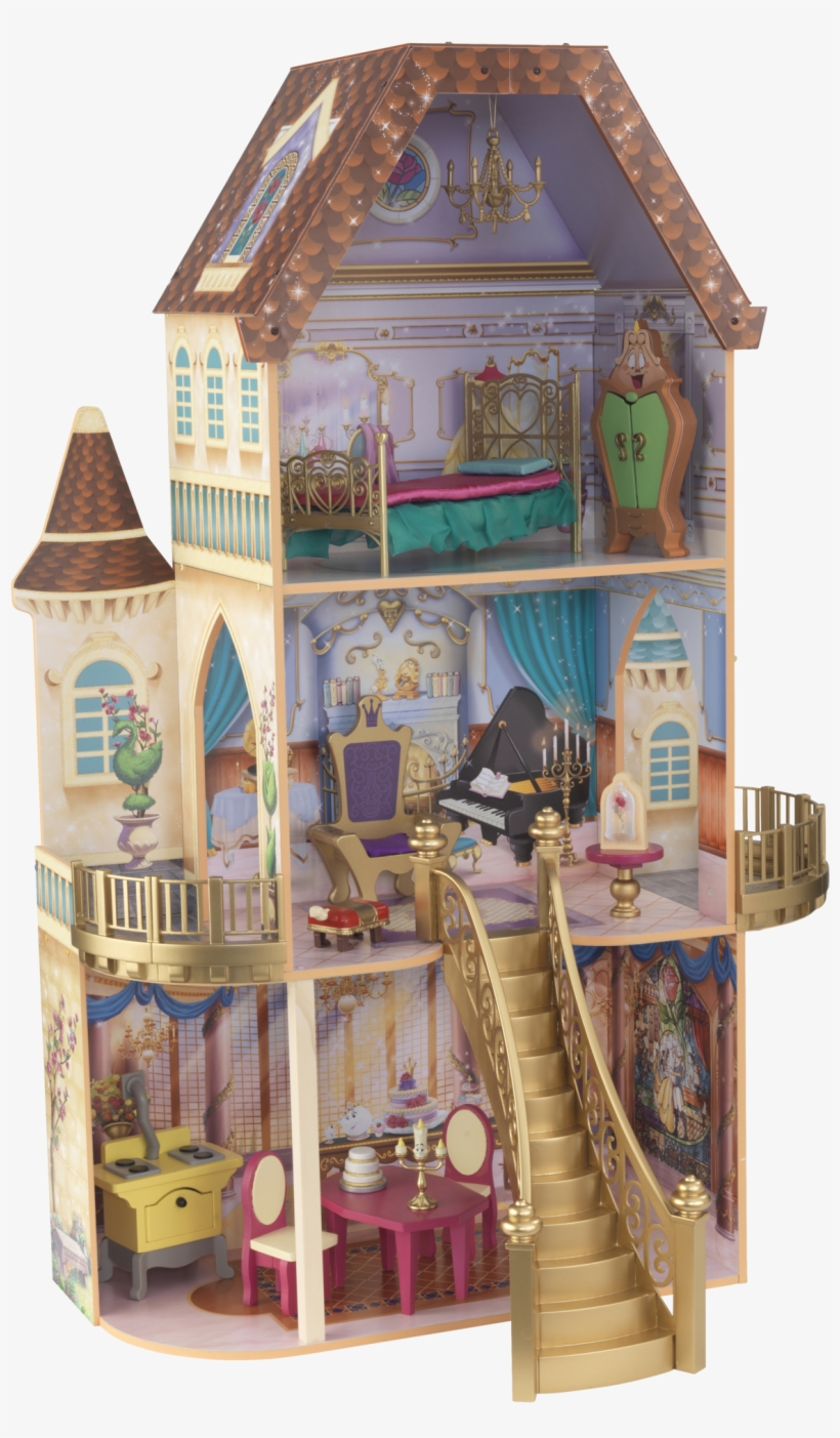 Kidkraft Belle Enchanted Dollhouse Png Belle Doll House - Kidkraft Belle Enchanted Dollhouse, transparent png #5202471