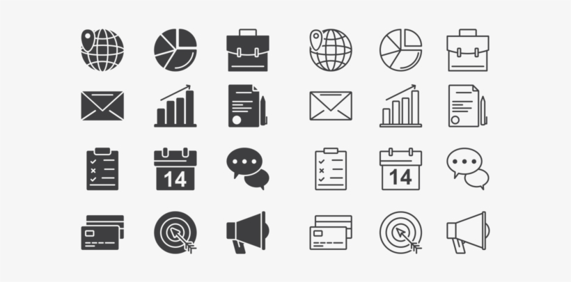 Business Icons Vector - Vector Business Icon Png, transparent png #5202847