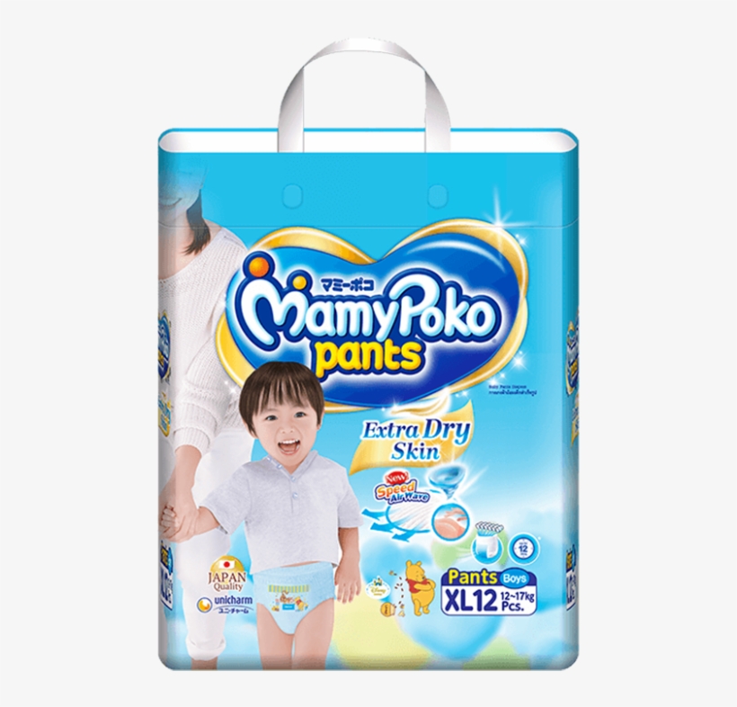 Mamypoko Pants Extra Dry Skin / Size Xl / Boy - Mamypoko Extra Dry Xl, transparent png #5202982