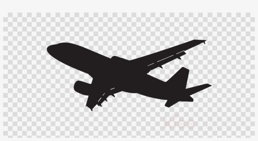 Plane Silhouette Png Clipart Airplane Flight Clip Art - Clip Art, transparent png #5203350