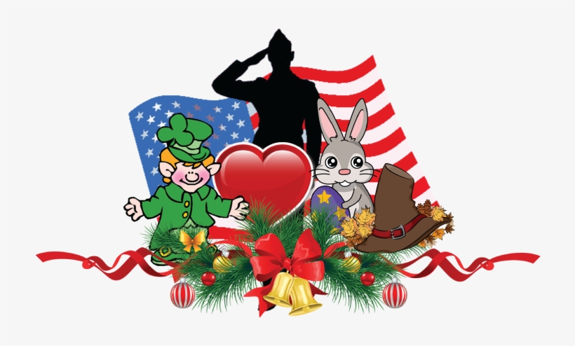 Happy Holidays - Veterans Day Clip Art Png, transparent png #5203482
