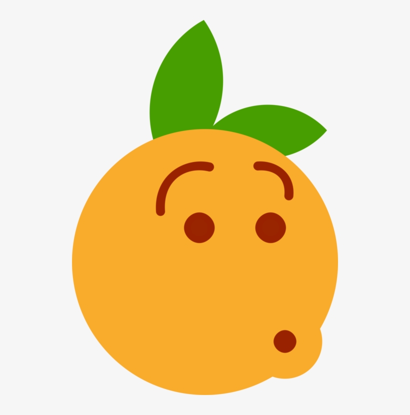 Orange Clementine Emoticon Drawing Laughter - Cartoon Clementine, transparent png #5204924
