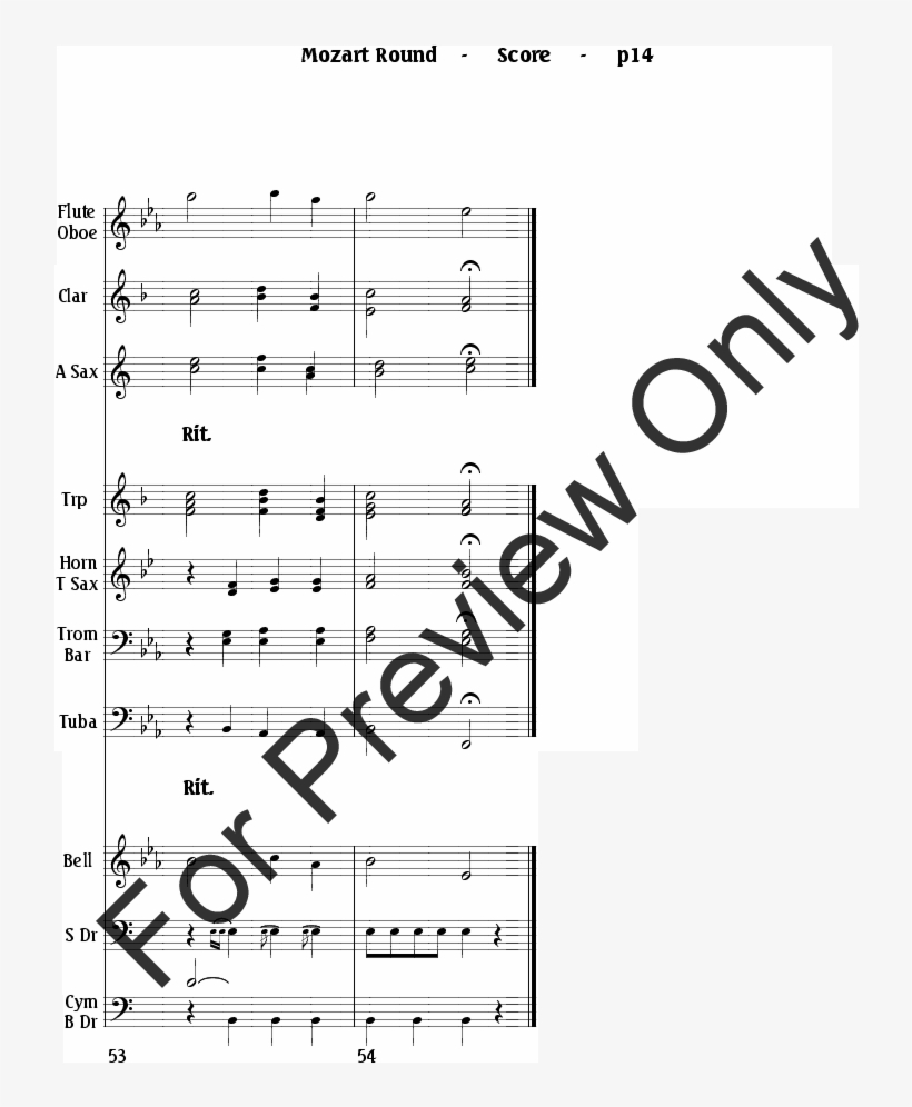 A Mozart Round Thumbnail - Diagram, transparent png #5205678