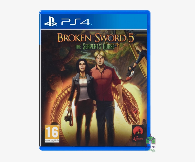 Broken Sword 5 Serpent's Curse Русские Субтитры Новый - Broken Sword 5 The Serpent's Curse Switch, transparent png #5206249