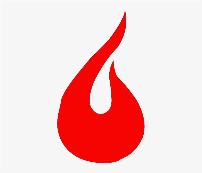 Flame-silhouette - Fire, transparent png #5206387