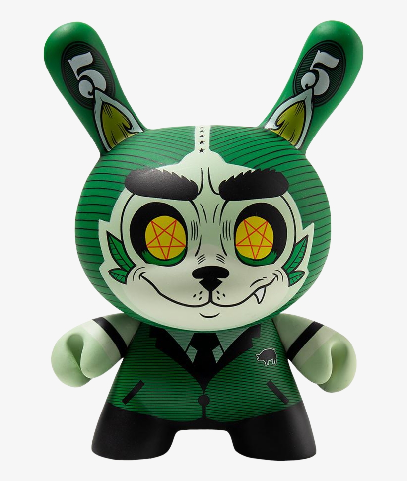 Cash Wolf 5” Vinyl Figure By Josh Divine - Kidrobot, transparent png #5207576