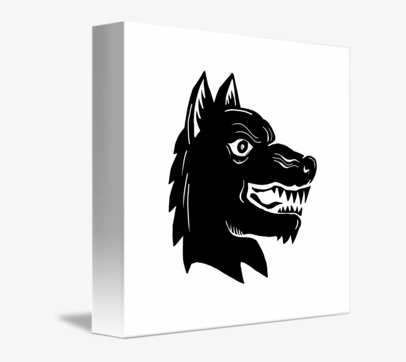 Angry Head Side By Aloysius Patrimonio - Woodcut, transparent png #5207632