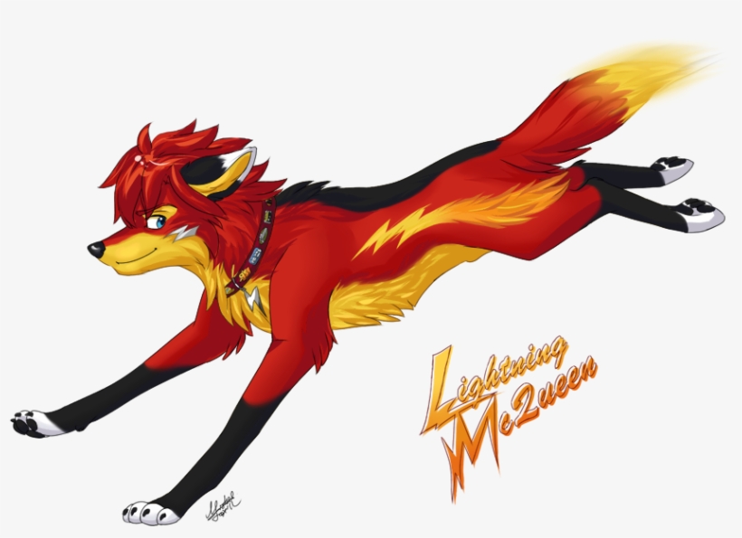 Lightning Mcqueen As A Furry, transparent png #5207735