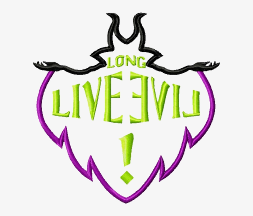 Longliveevil Descendants Mal Maleficent Png Maleficent - Descendants Long Live Evil Logo, transparent png #5207780