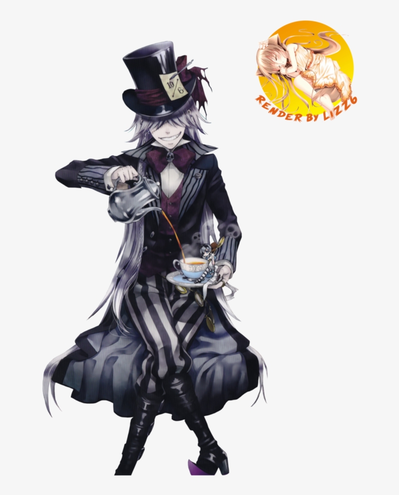 Clip Art Freeuse Stock Ciel Drawing Death The Kid - Black Butler Undertaker Mad Hatter, transparent png #5208079