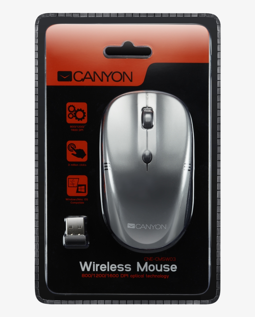 Other Colours / Variations - (16+) Canyon Cne-cmsw02b, Black Мышь Беспроводная, transparent png #5208513
