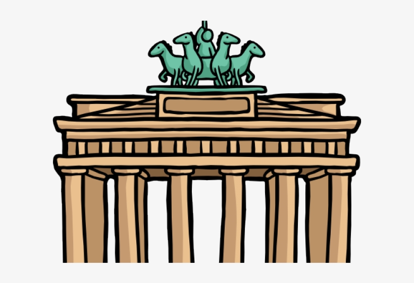 Puerta De Brandenburgo Dibujo, transparent png #5208678