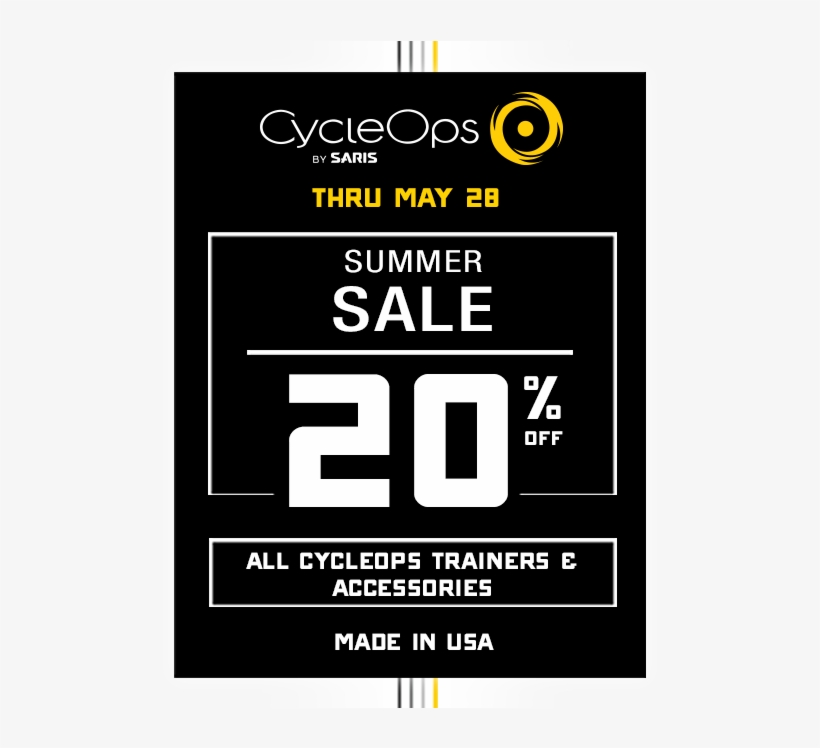 Cycleops Summer Bike Rack Sale - Cycleops, transparent png #5210057