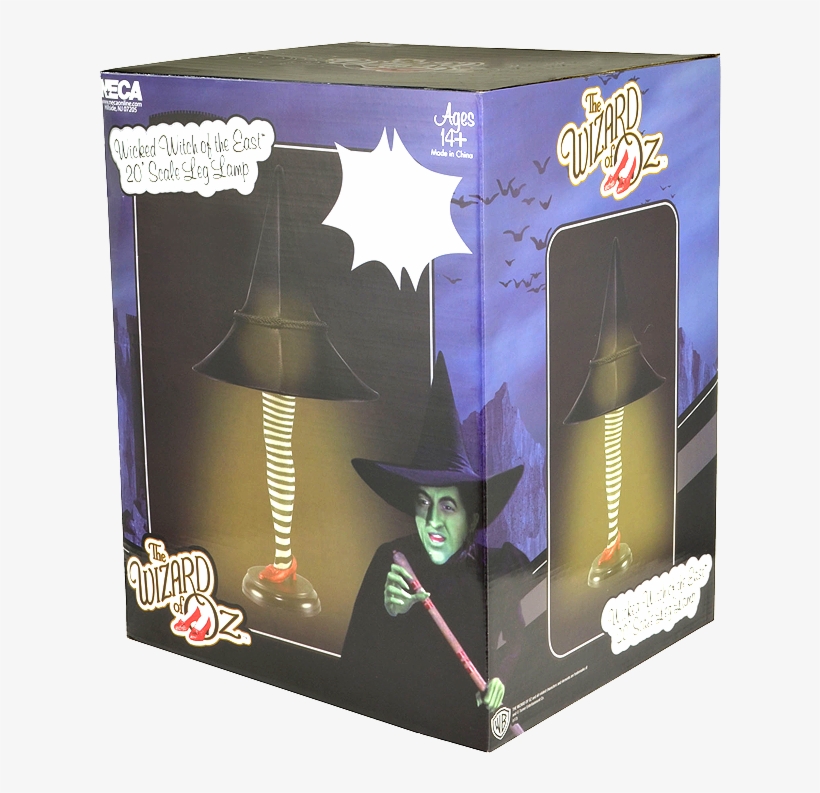 Shade And Leg Light Up - Neca Wizard Of Oz 20" Leg Lamp - Wicked Witch, transparent png #5210620