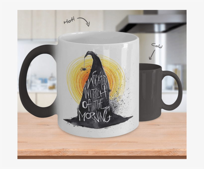 Wicked Witch Of The Morning Mug - Gets Hot My Wiener Comes Out, transparent png #5210706