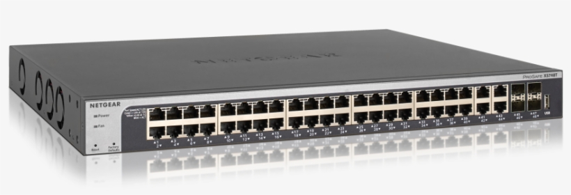 Netgear-xs748t - Netgear Prosafe Xs748t 48-port 10-gigabit Ethernet, transparent png #5210911
