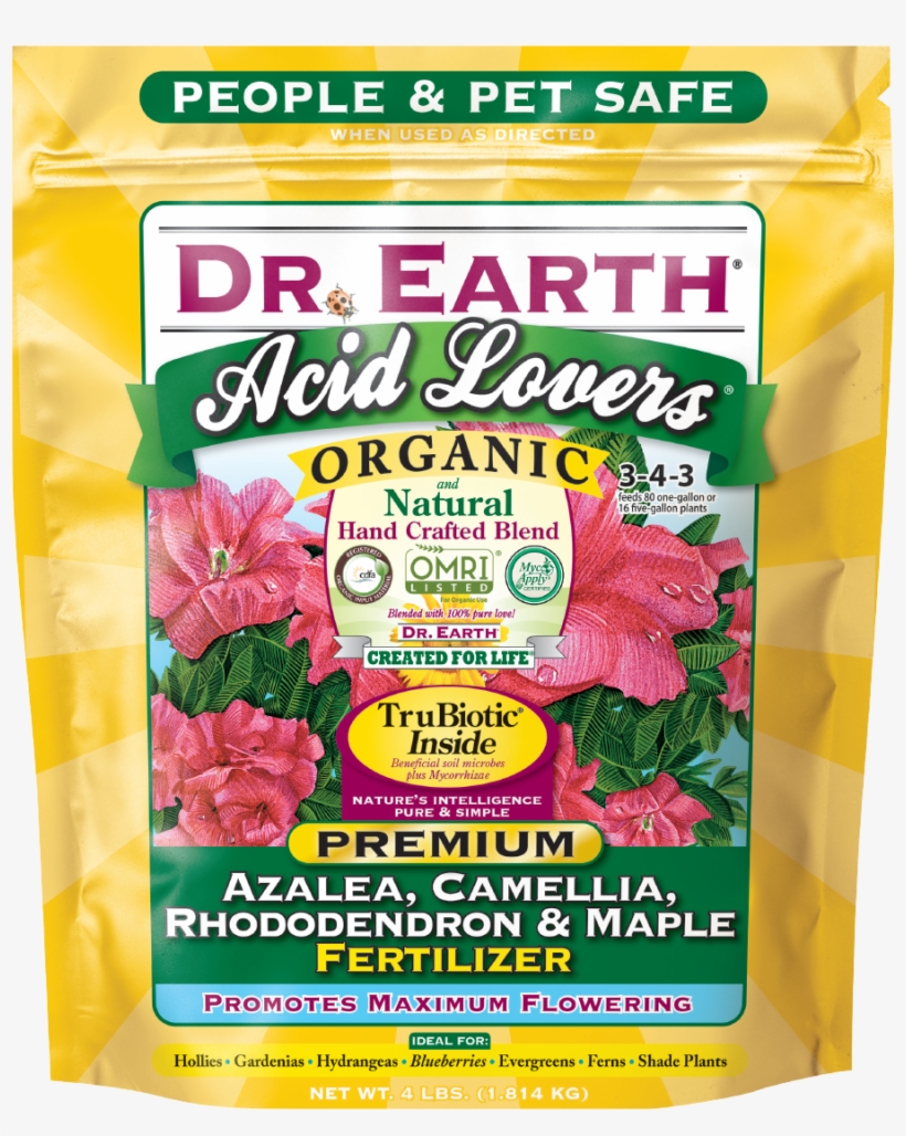 Organic Fertilizer Images - Dr. Earth 703p Organic 4 Azalea/camellia/rhododendron, transparent png #5211244