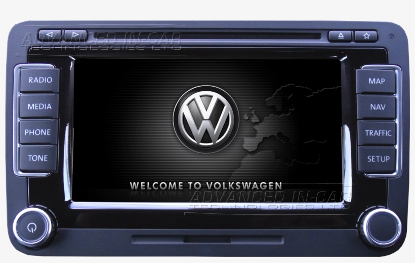 Volkswagen Vw Rns 510 Sat Nav Retrofit Advanced In - Volkswagen Splash Screen Radio, transparent png #5211428