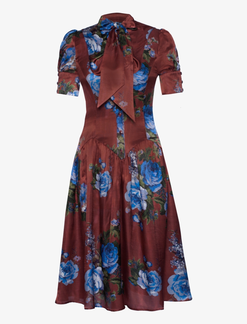 Darcy Dress Blue Roses-1024x1024 - Ditsi, transparent png #5211832