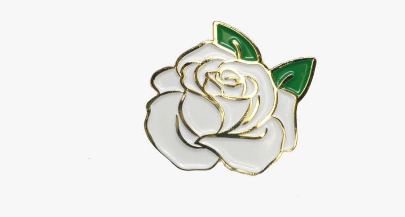 White Rose Pin - Rose Pin Transparent, transparent png #5212682