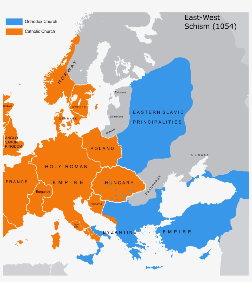 The Greeks, Who Have Always Had A Great Deal In Common - Great Schism, transparent png #5213033
