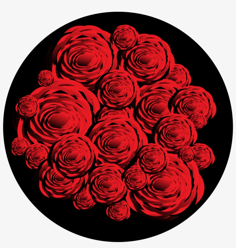 Apollo Design C2-1213 Paper Roses Glass Pattern - Garden Roses, transparent png #5213549