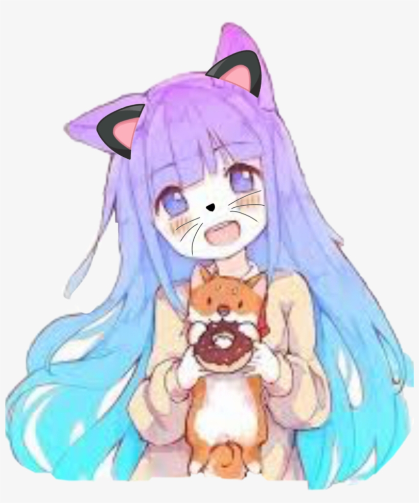 Kawaiigirl Kawaii Anime Meifwa Corgi Cuteness Fangirl - Kawaii Cute Anime Girl, transparent png #5213784