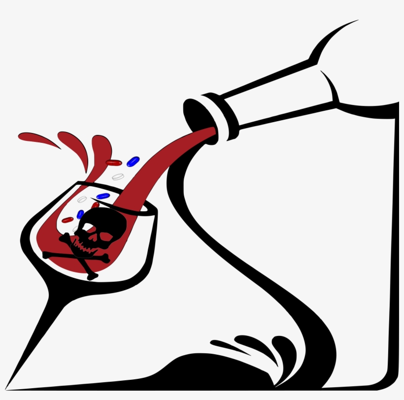 Medications And Alcohol Don't Mix - Bar Glass Clipart, transparent png #5213785