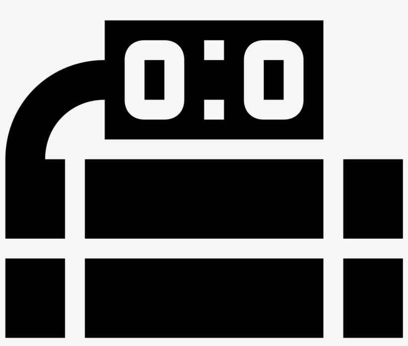 Bombe Avec Minuteur Icon - Tela Decorativa, transparent png #5213788