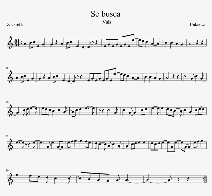 Havana Trumpet Sheet Music, transparent png #5214456