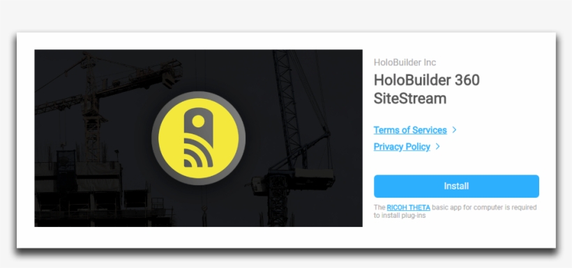 Install 360 Sitestream Holobuilder Plug-in - Holobuilder Inc., transparent png #5214580